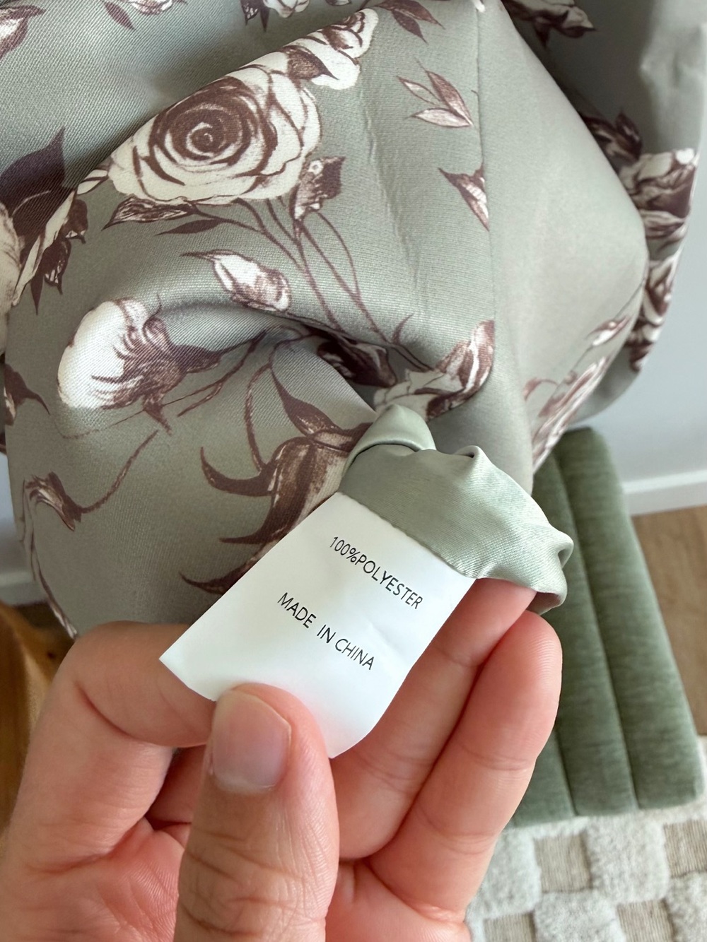 Showpo Sweetheart Fit & Flare Tulip Mini Dress in Botanical Bliss - Picture 13 of 13